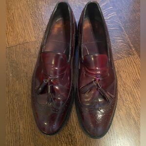 Men's Burgundy Tassel Loafers
